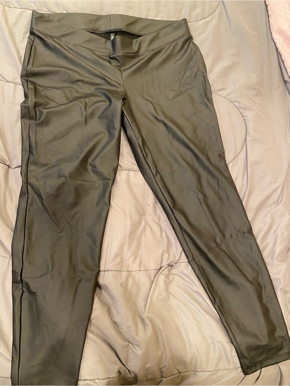 Torrid Black Faux Leather Leggings - Picture 1 of 3